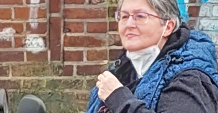 Rollstuhlfahrrad führ Gaby
