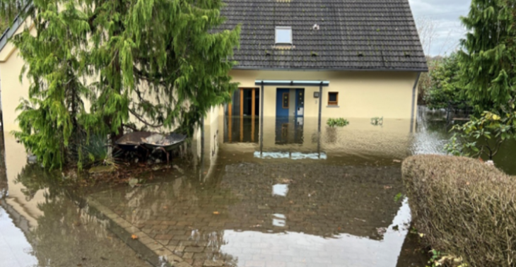 Haus Rettung nach Überschwemmung