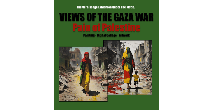 Ansichten des Gaza Krieges – Schmerz von Palästina