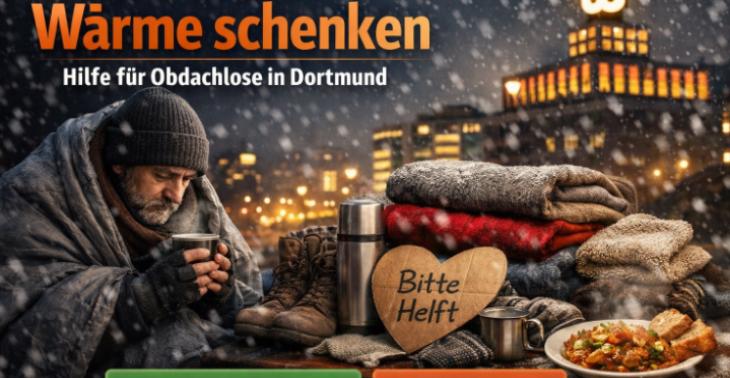 Gemeinsam Wärme schenken Hilfe für Obdachlose in Dortmund