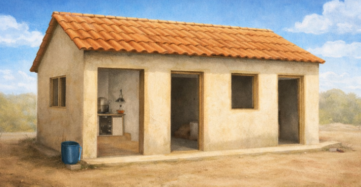 Hausbau für eine Familie in Not – Deine Hilfe zählt