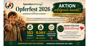 Opferfest 2026: Gemeinsam 100 Familien versorgen
