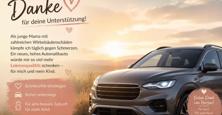 Ein schmerzfreies Auto für junge Mama: Zurück ins Leben