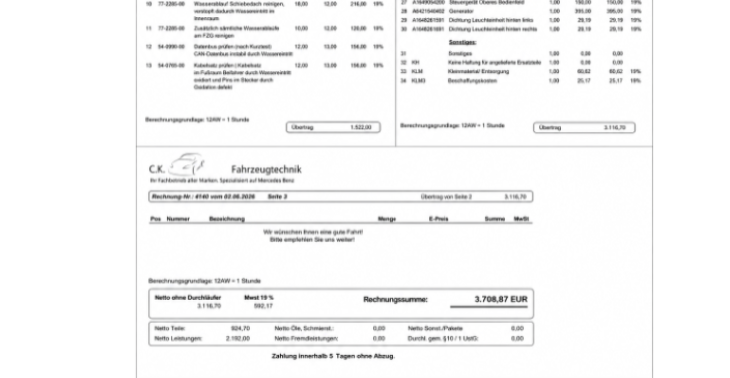 Dringende Auto Reparatur